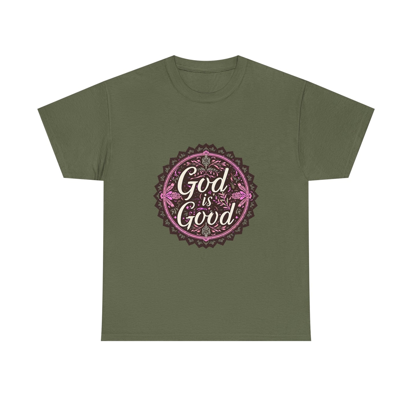 He is Good Unisex Heavy Cotton Tee - Positive Message T-Shirt for Everyday Wear