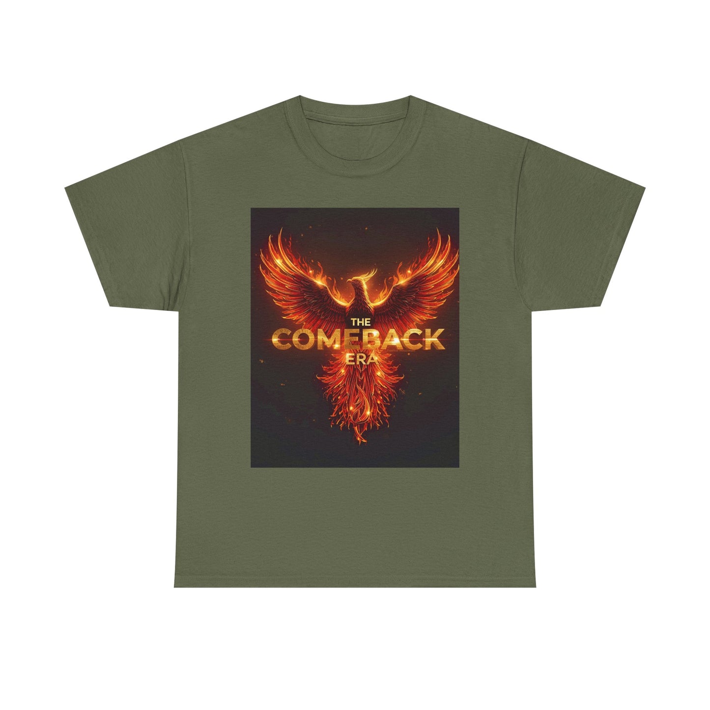 The Comeback Era Heavy , Motivational , Phoenix Graphic , Casual Wear, Gift Idea Graphic Tee | Trendy Streetwear T-Shirt | Unisex Cotton ...