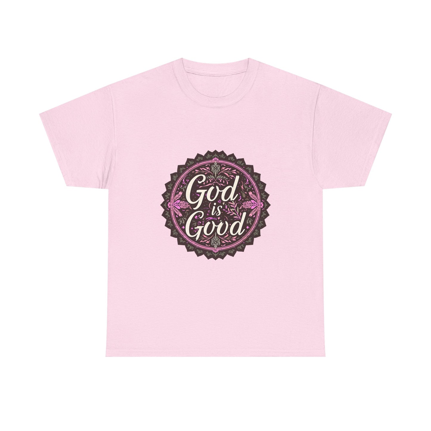 He is Good Unisex Heavy Cotton Tee - Positive Message T-Shirt for Everyday Wear