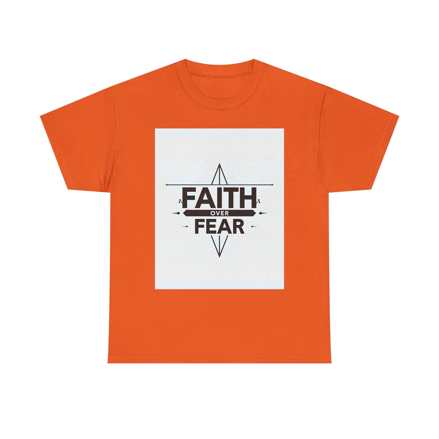 Faith Over Fear Unisex Heavy Cotton Tee
