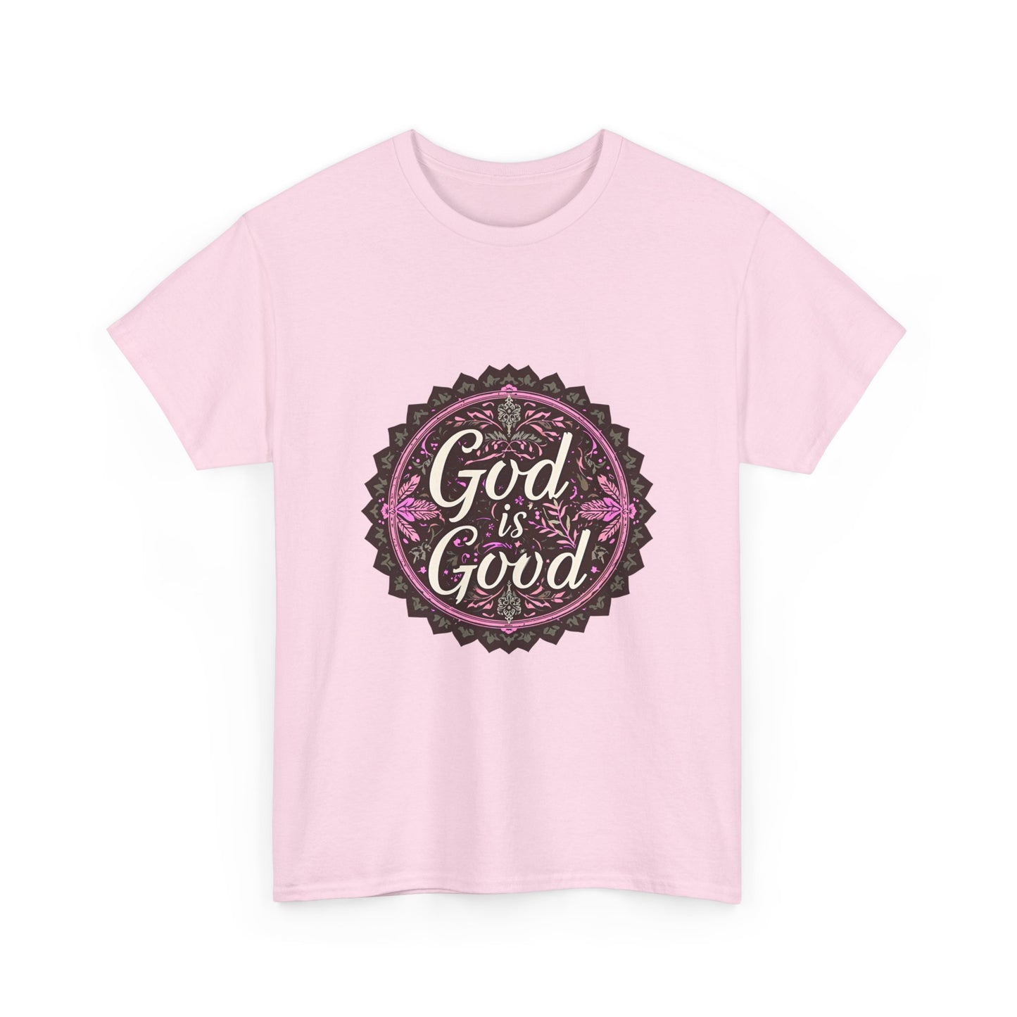 He is Good Unisex Heavy Cotton Tee - Positive Message T-Shirt for Everyday Wear