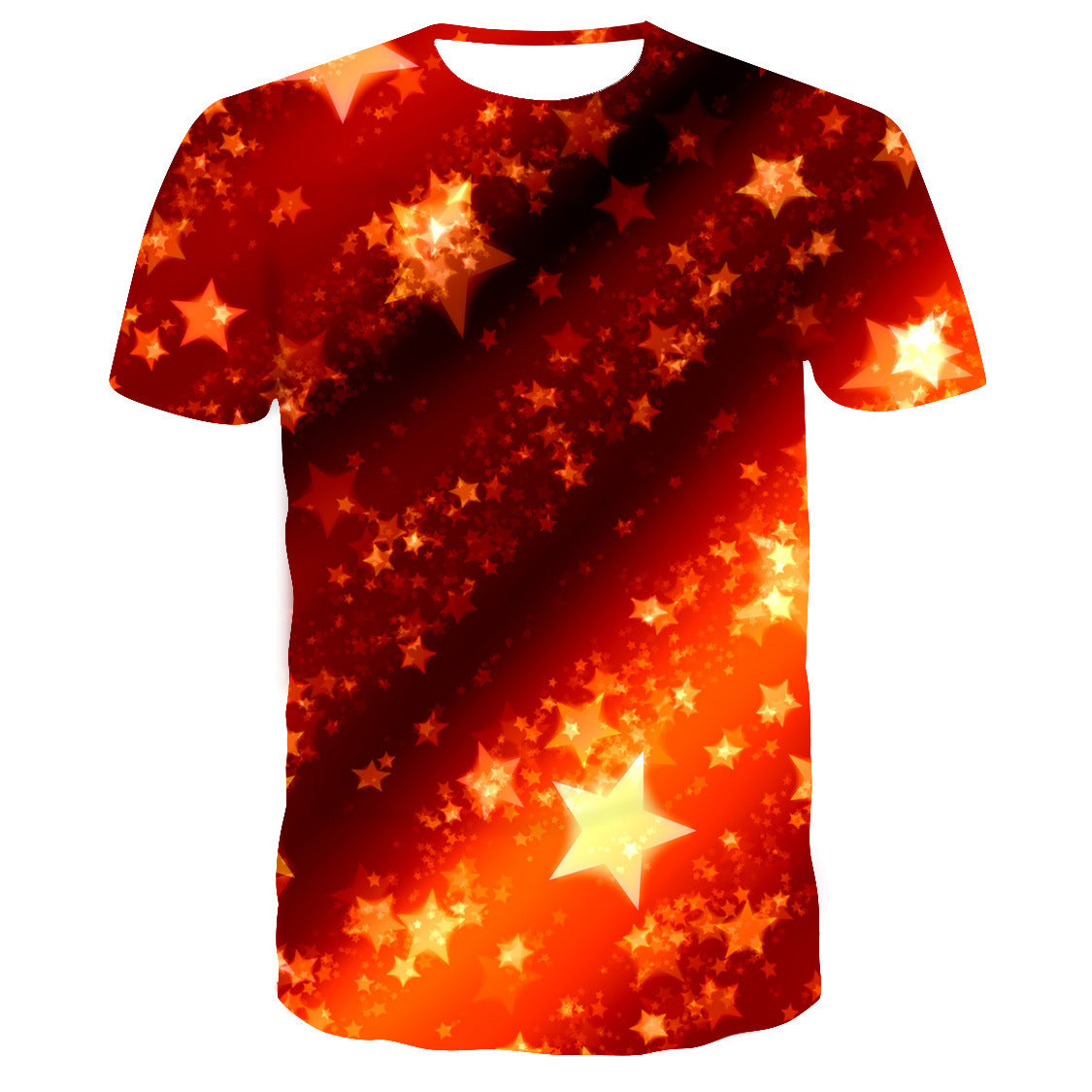 Starry sky print T-shirt