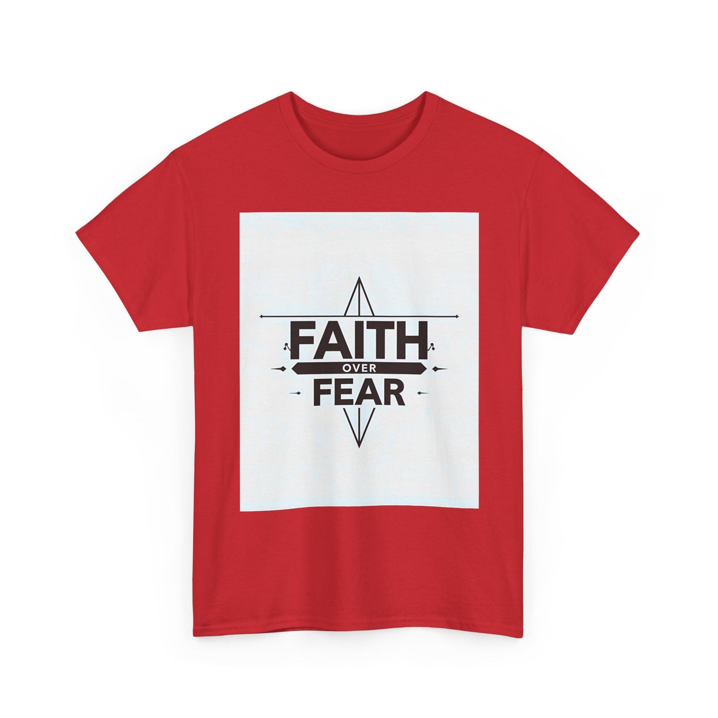 Faith Over Fear Unisex Heavy Cotton Tee