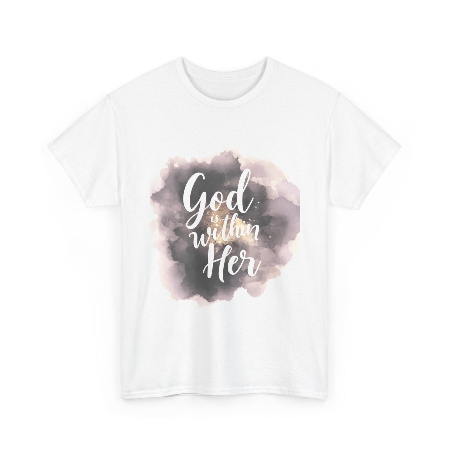 He is Within Her Unisex Heavy Cotton Tee - Inspirational Women's Shirt