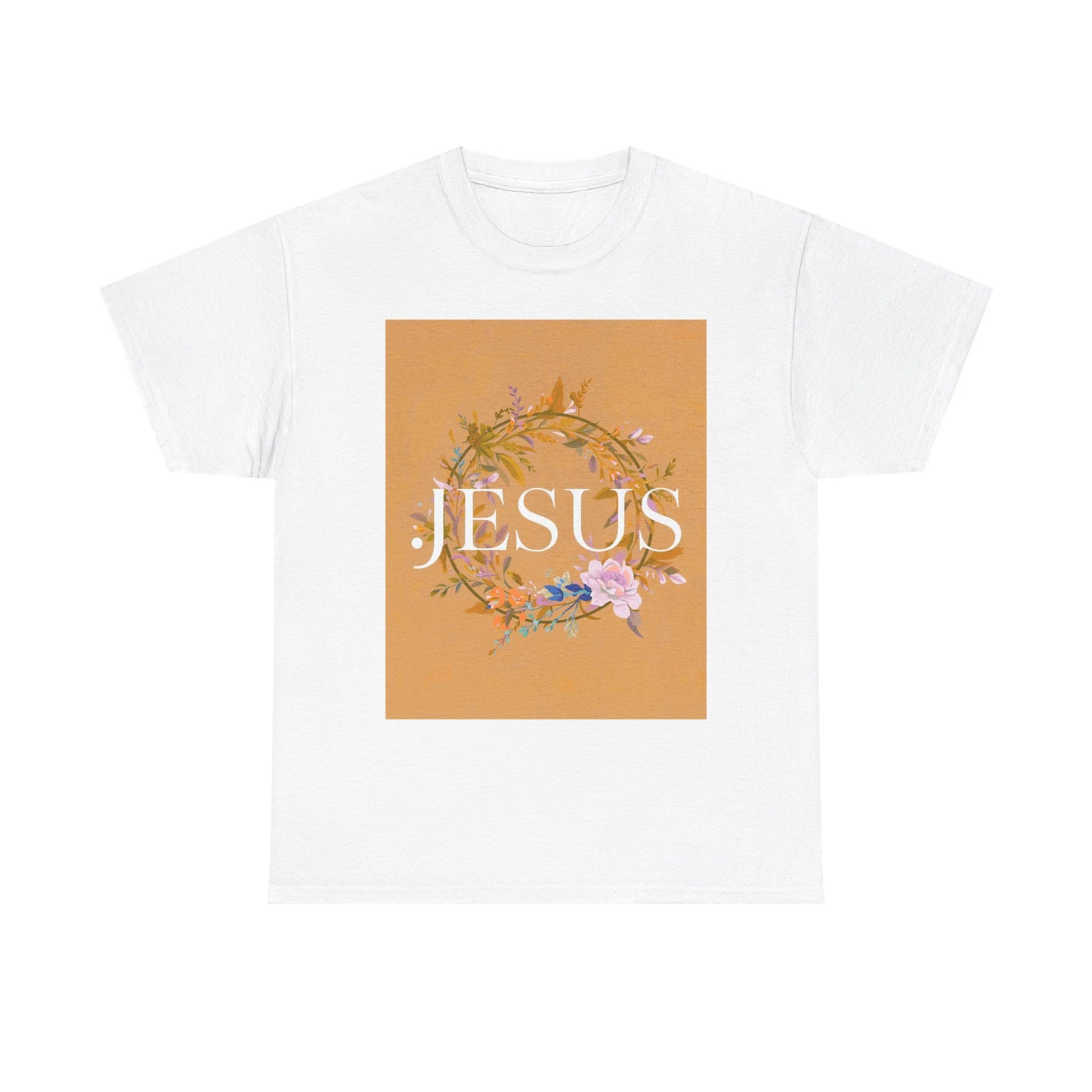 Floral Trendy Unisex Heavy Cotton Tee | Casual Wear