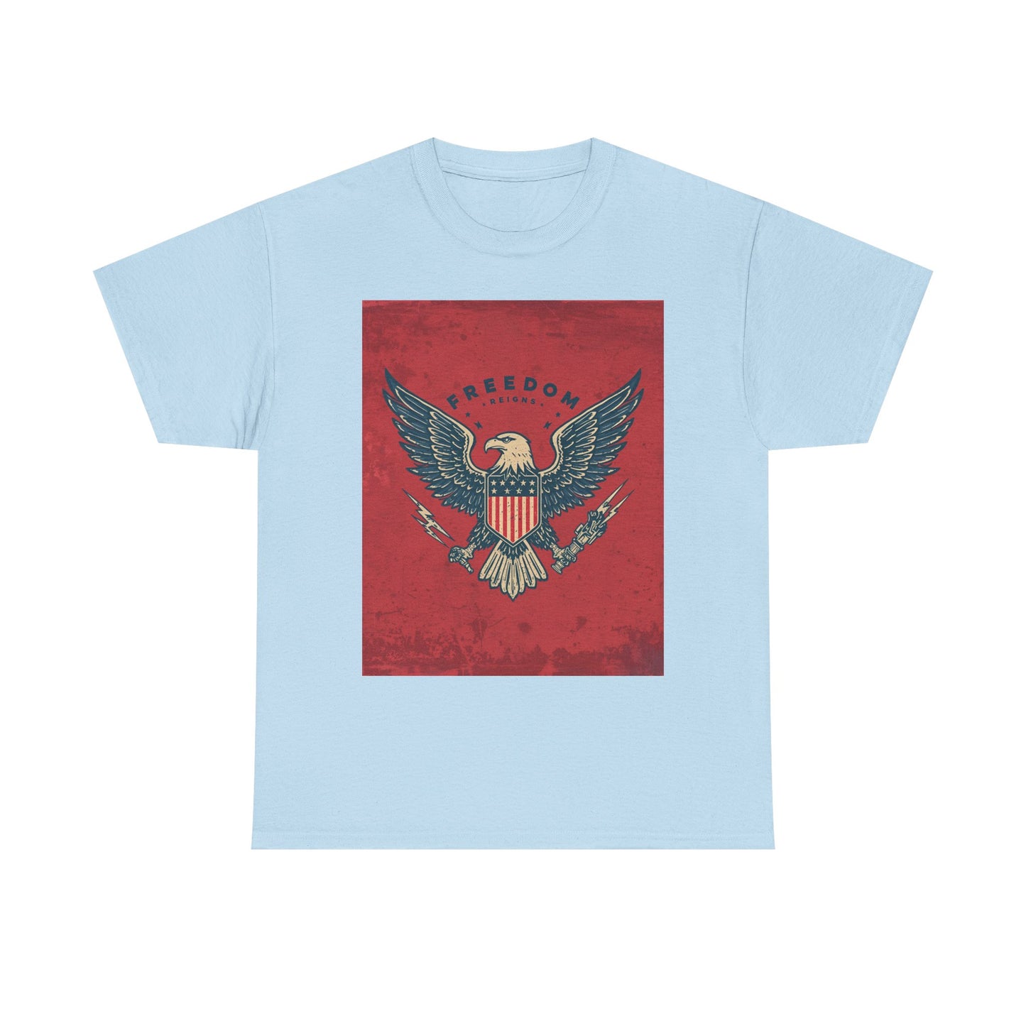 Freedom Eagle Heavy , American Pride , Patriotic , Fourth Of July Gift, Vintage Eagle Graphic Graphic Tee | Trendy Streetwear T-Shirt | U...