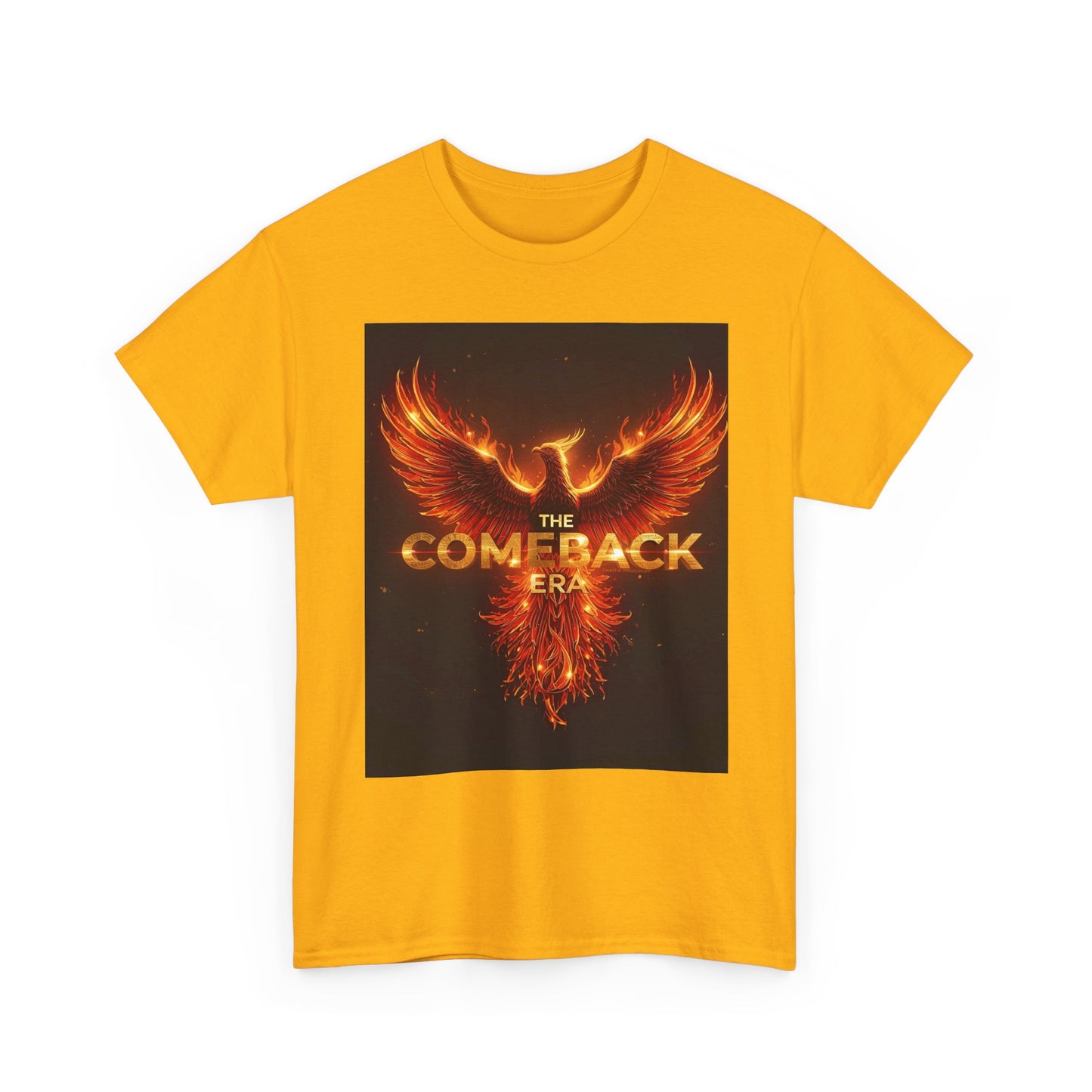 Heavy The Comeback Era, Motivational , Phoenix Design, Casual Wear, Gift For New Beginnings, Trendy Graphic Tee | Trendy Streetwear T-Shi...