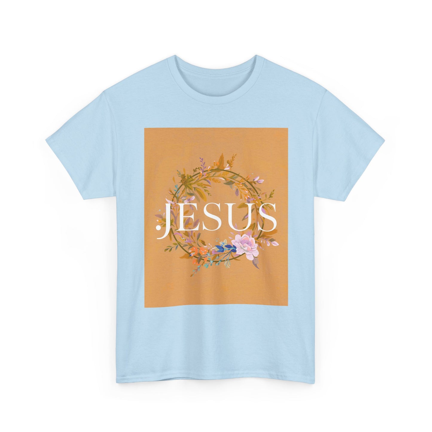 Floral Trendy Unisex Heavy Cotton Tee | Casual Wear