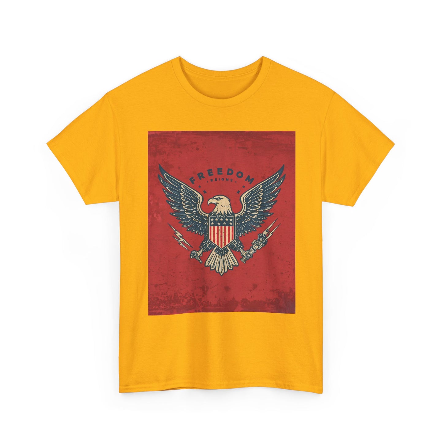 Freedom Eagle Heavy , American Pride , Patriotic , Fourth Of July Gift, Vintage Eagle Graphic Graphic Tee | Trendy Streetwear T-Shirt | U...