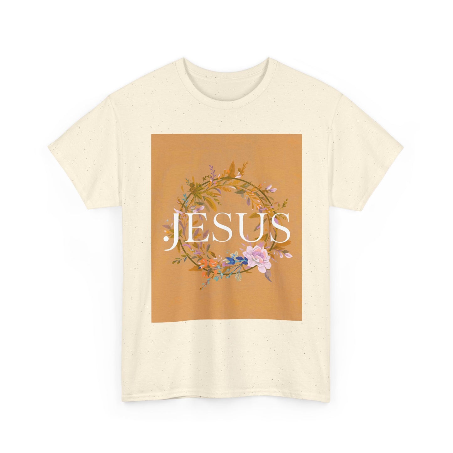 Floral Trendy Unisex Heavy Cotton Tee | Casual Wear