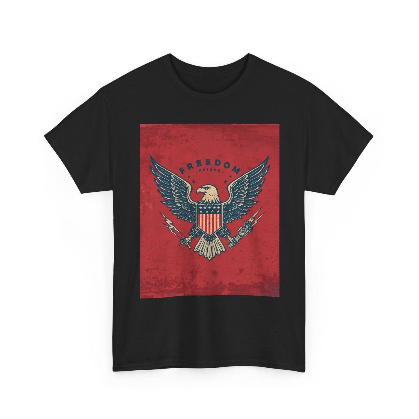 Freedom Eagle Heavy , American Pride , Patriotic , Fourth Of July Gift, Vintage Eagle Graphic Graphic Tee | Trendy Streetwear T-Shirt | U...