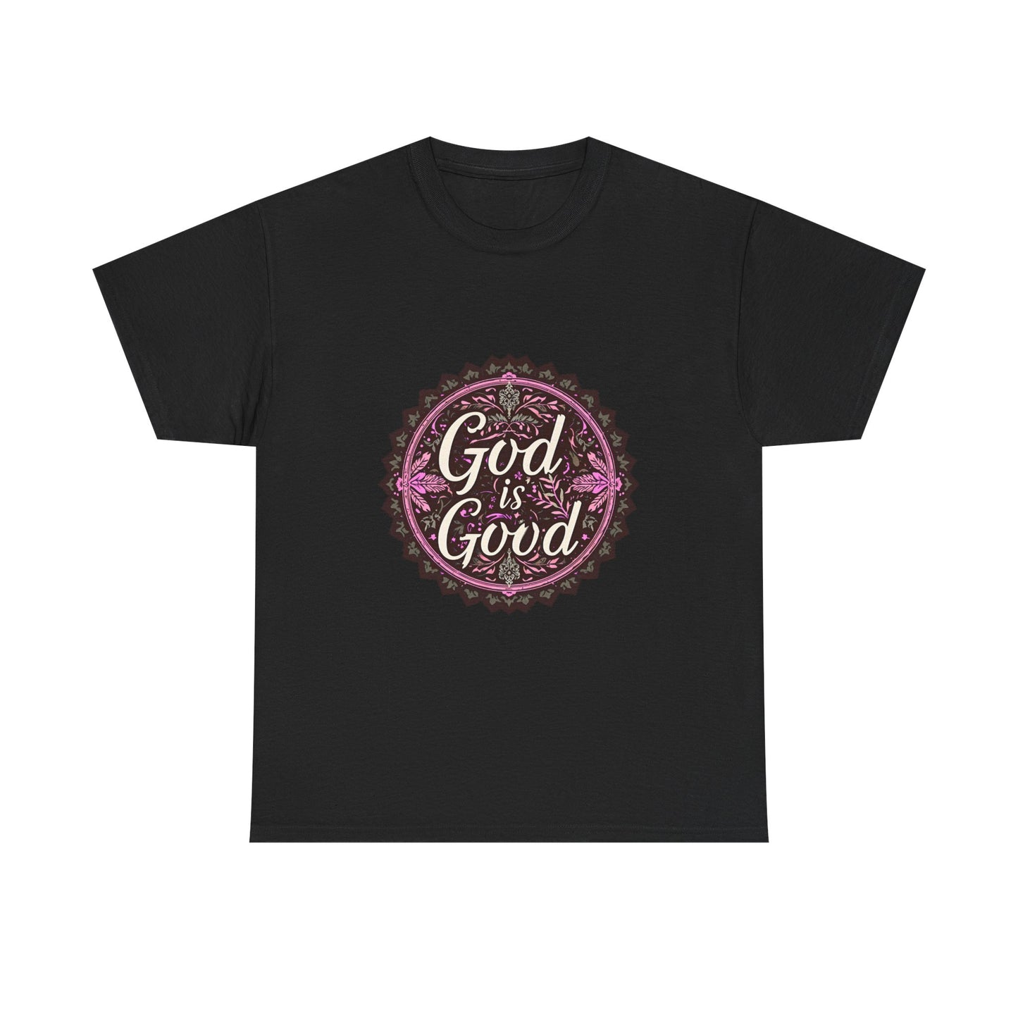He is Good Unisex Heavy Cotton Tee - Positive Message T-Shirt for Everyday Wear