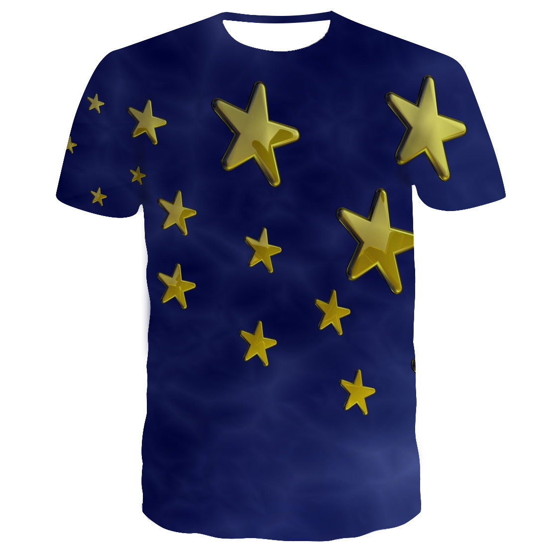 Starry sky print T-shirt