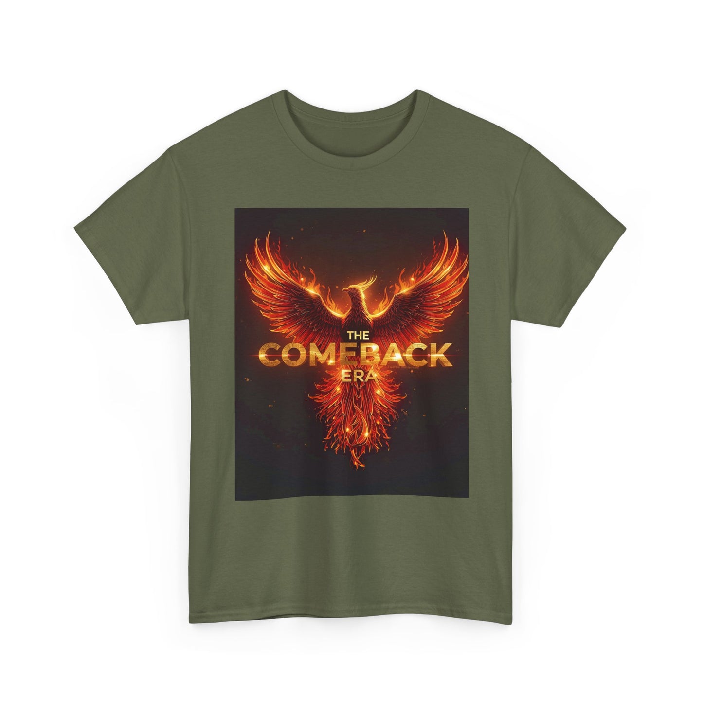 The Comeback Era Heavy , Motivational , Phoenix Graphic , Casual Wear, Gift Idea Graphic Tee | Trendy Streetwear T-Shirt | Unisex Cotton ...