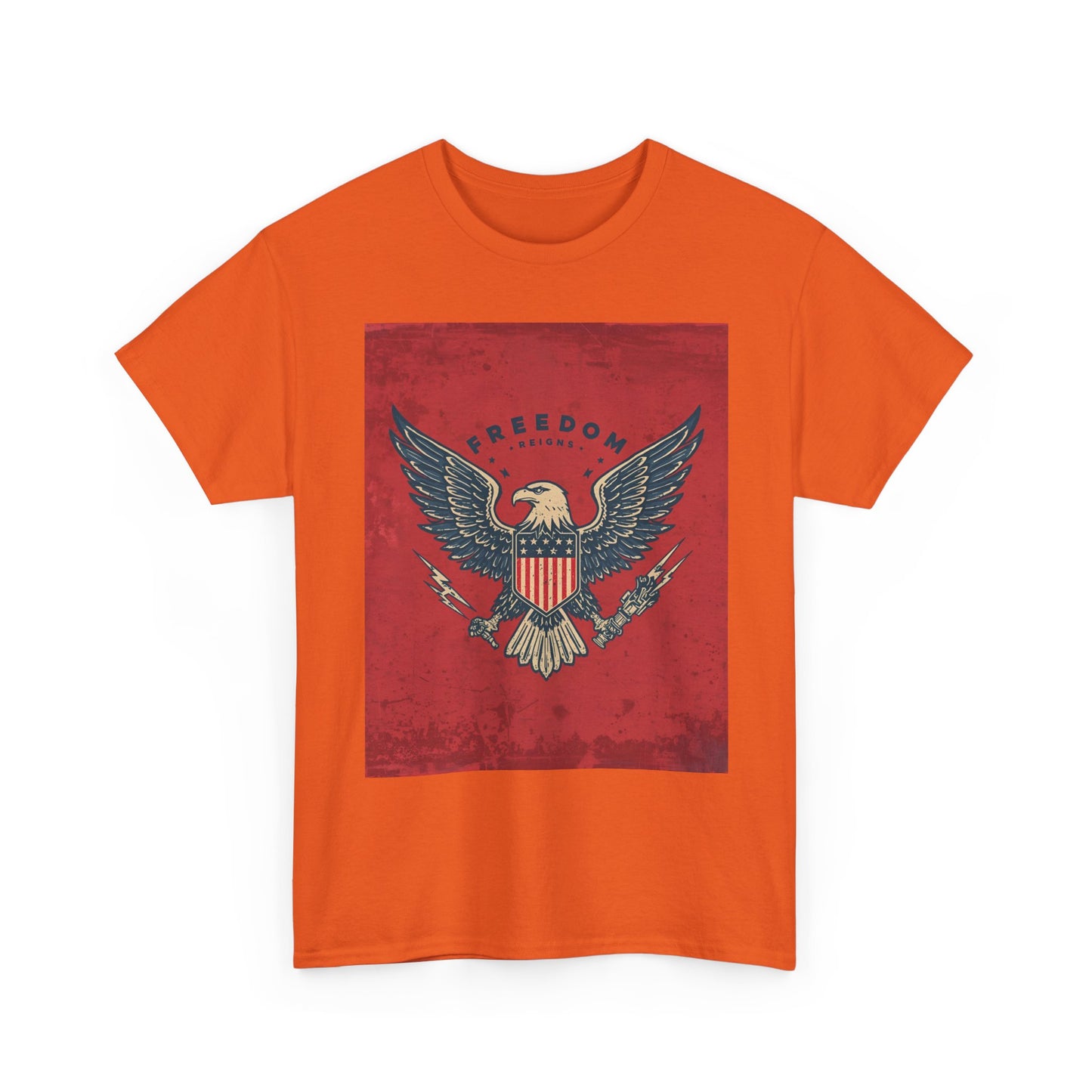 Freedom Eagle Heavy , American Pride , Patriotic , Fourth Of July Gift, Vintage Eagle Graphic Graphic Tee | Trendy Streetwear T-Shirt | U...