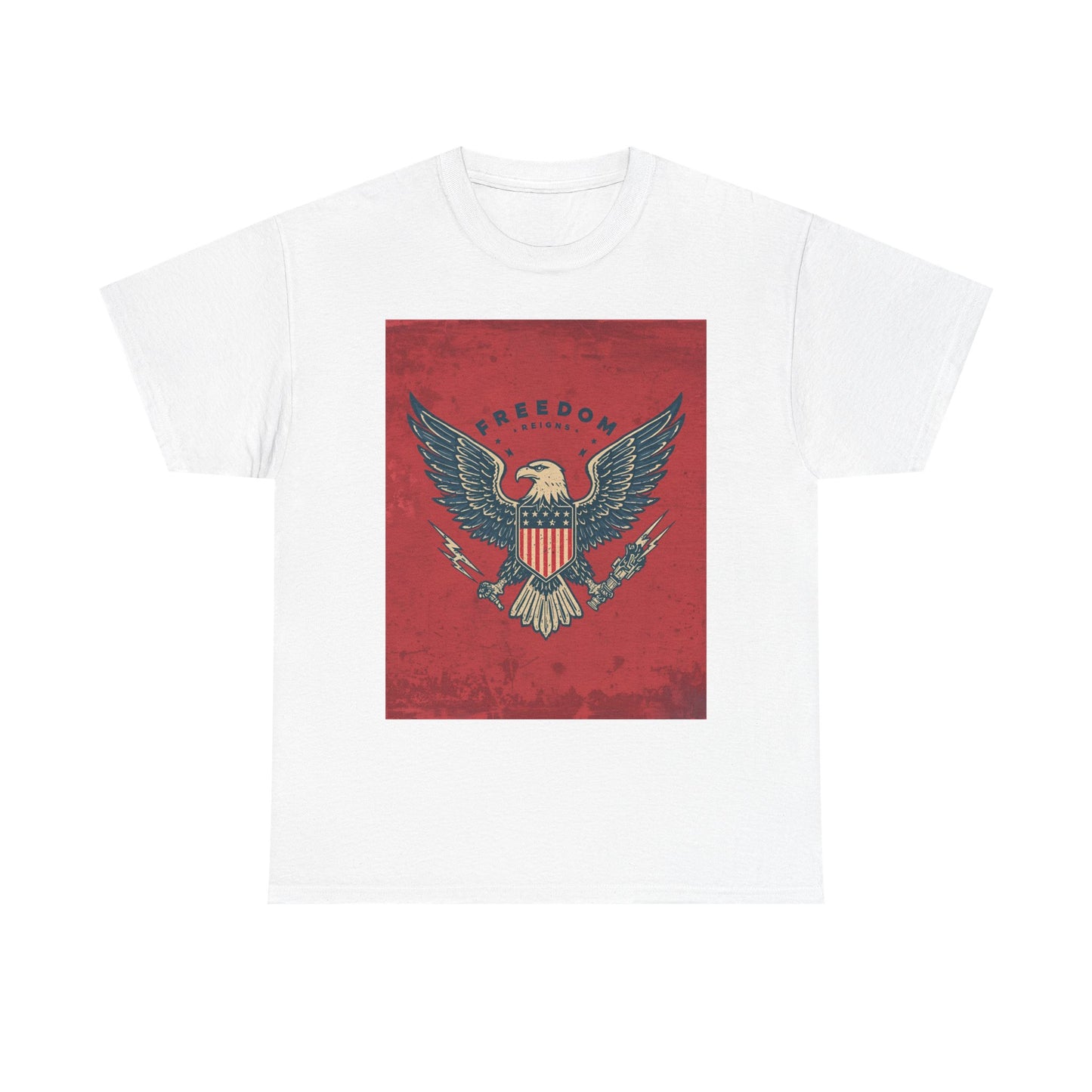 Freedom Eagle Heavy , American Pride , Patriotic , Fourth Of July Gift, Vintage Eagle Graphic Graphic Tee | Trendy Streetwear T-Shirt | U...