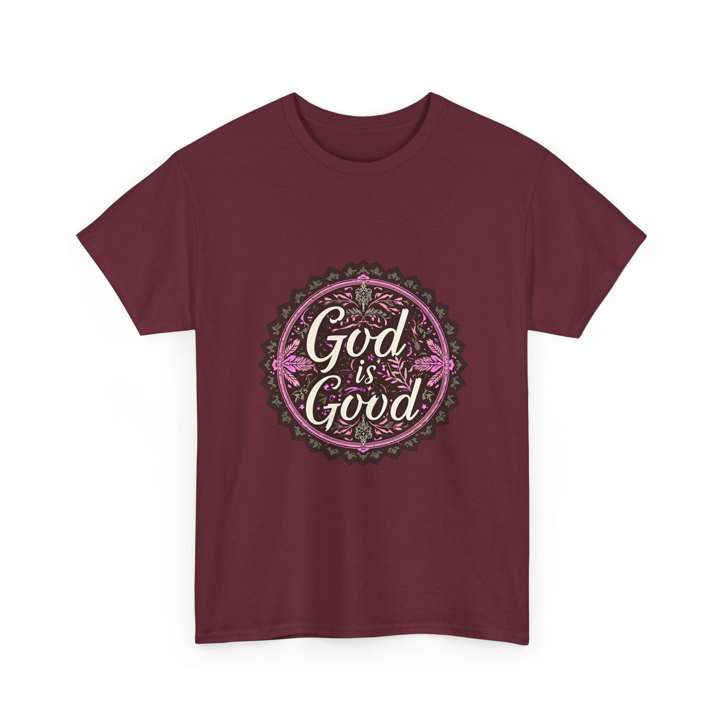 He is Good Unisex Heavy Cotton Tee - Positive Message T-Shirt for Everyday Wear
