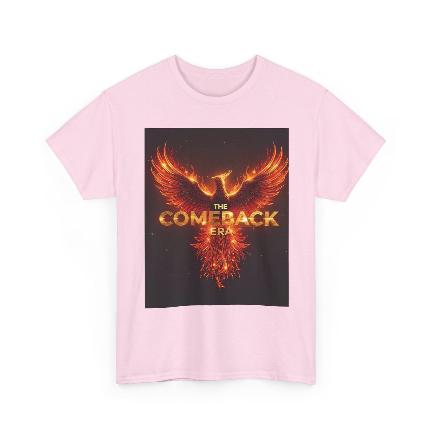 The Comeback Era Heavy , Motivational , Phoenix Graphic , Casual Wear, Gift Idea Graphic Tee | Trendy Streetwear T-Shirt | Unisex Cotton ...