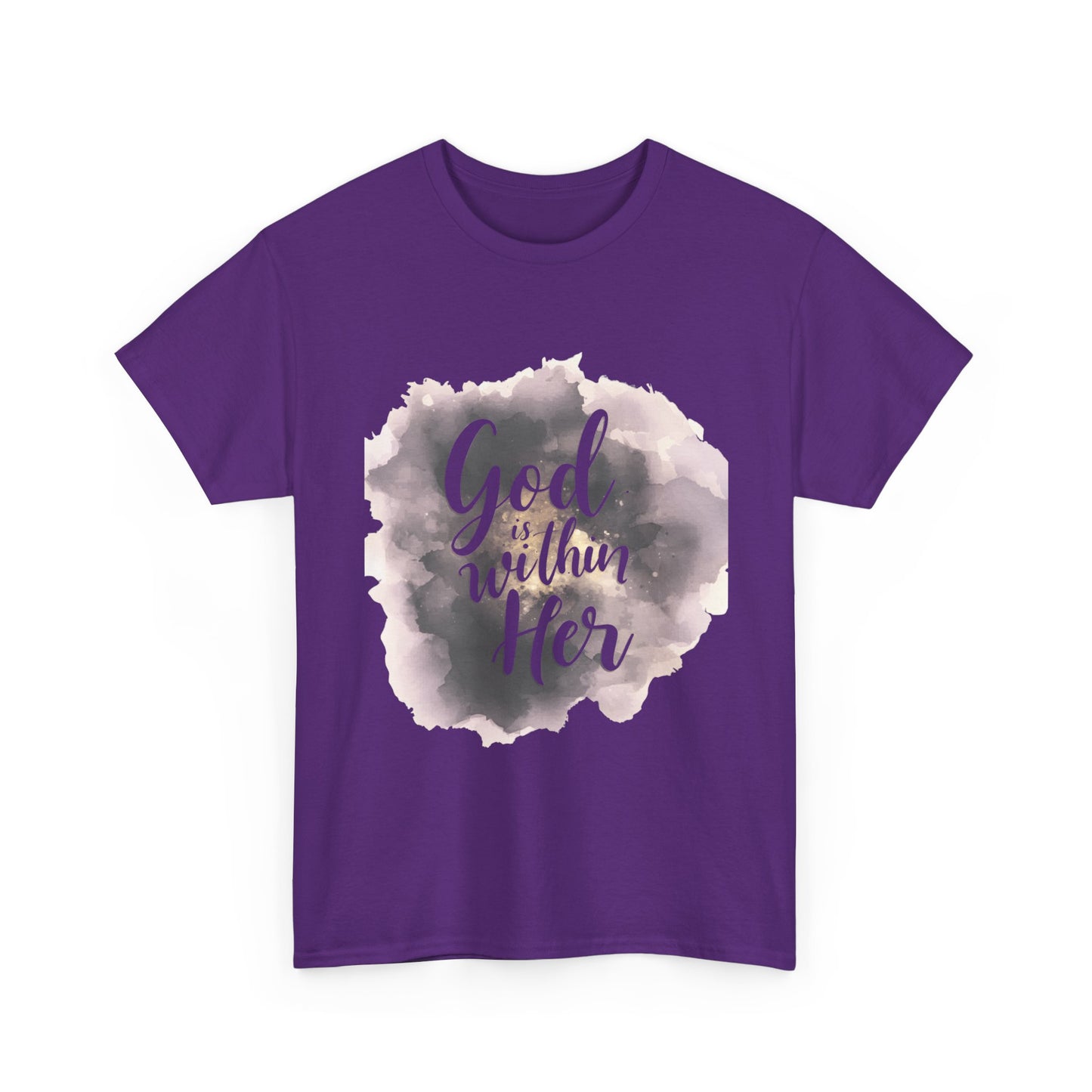 He is Within Her Unisex Heavy Cotton Tee - Inspirational Women's Shirt