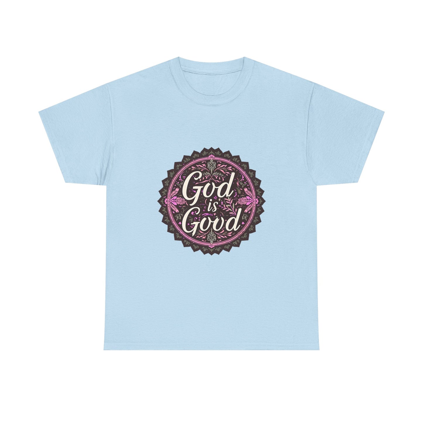 He is Good Unisex Heavy Cotton Tee - Positive Message T-Shirt for Everyday Wear