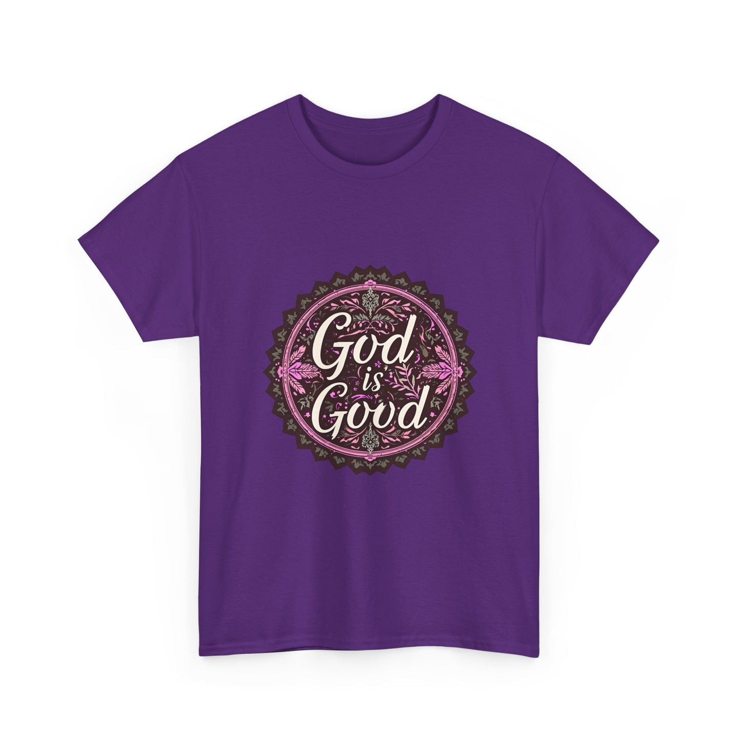 He is Good Unisex Heavy Cotton Tee - Positive Message T-Shirt for Everyday Wear