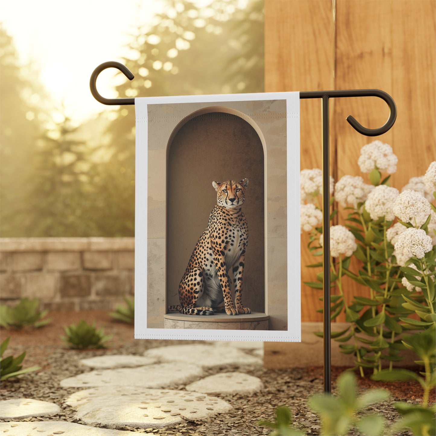 Dolphin Garden Flag – Ocean Watercolor House Banner