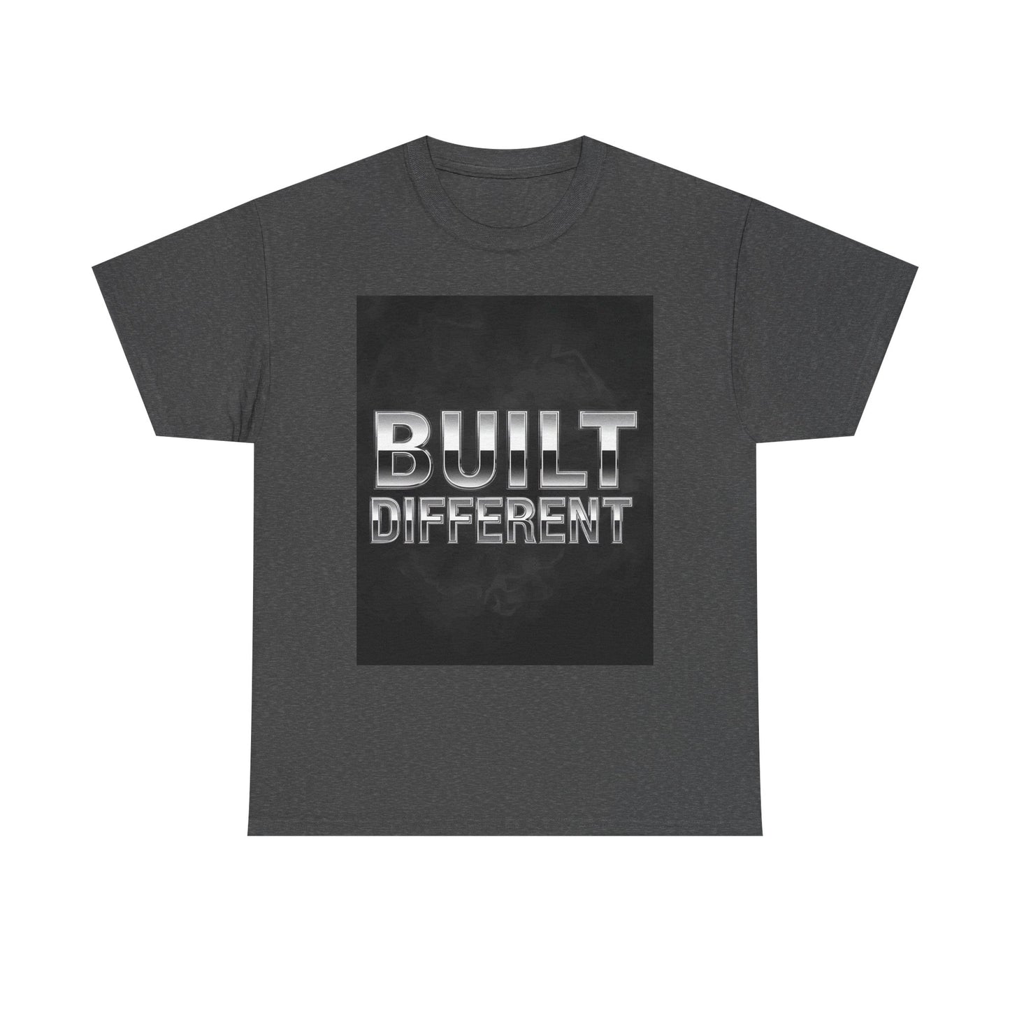 Built Different Heavy , Inspiring Gift, Casual Wear, Workout , Motivational Fashion, Street Style Top Graphic Tee | Trendy Streetwear T-S...
