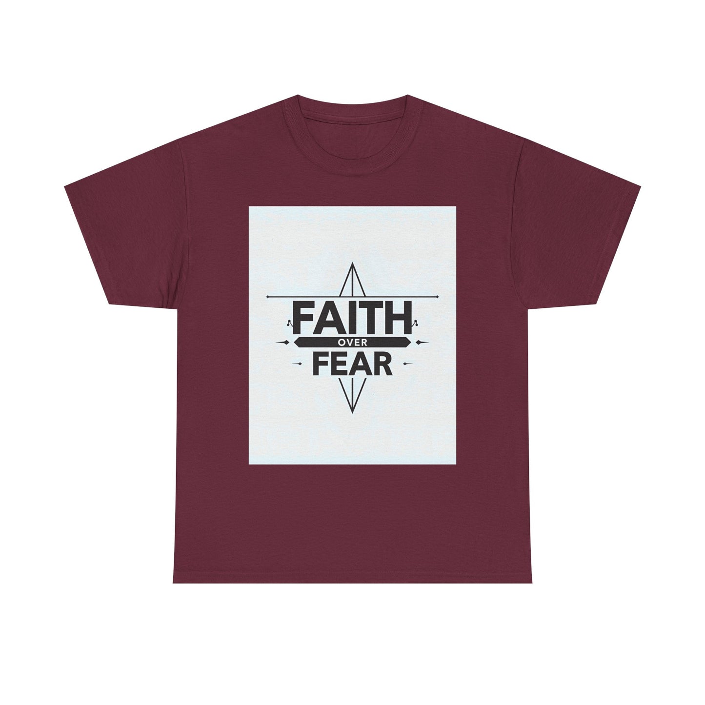 Faith Over Fear Unisex Heavy Cotton Tee