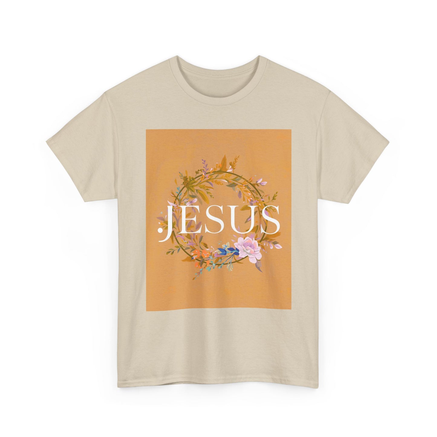 Floral Trendy Unisex Heavy Cotton Tee | Casual Wear