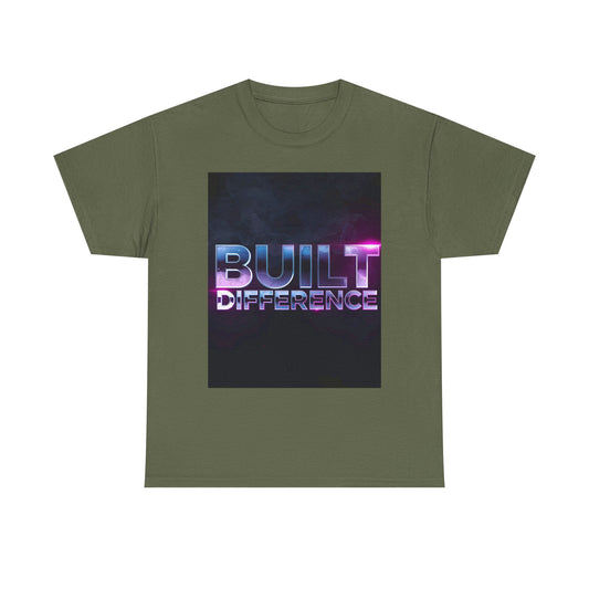 Built Difference Heavy Motivational Graphic , Gift For Friends, Casual Wear, Everyday Style Graphic Tee | Trendy Streetwear T-Shirt | Uni...