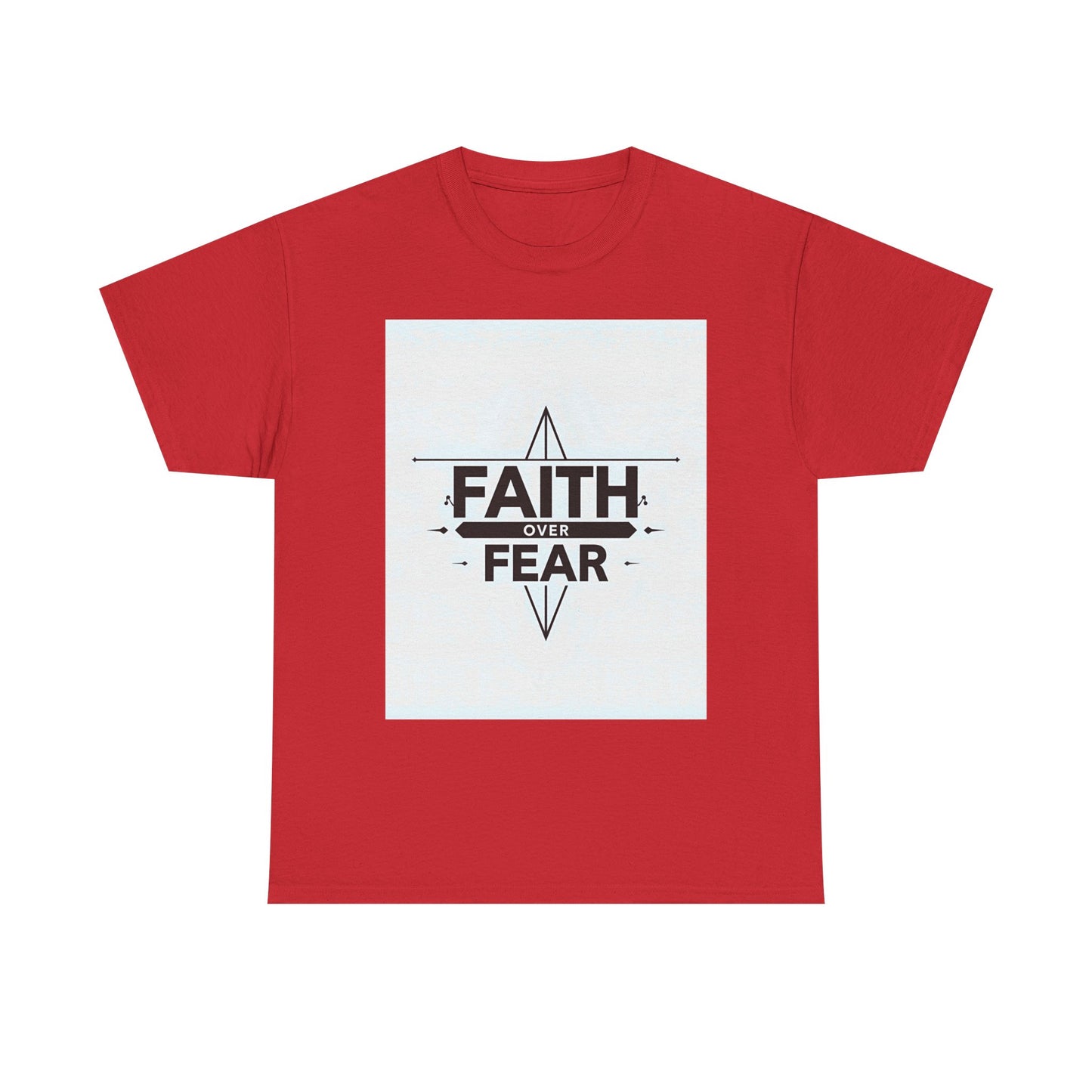Faith Over Fear Unisex Heavy Cotton Tee