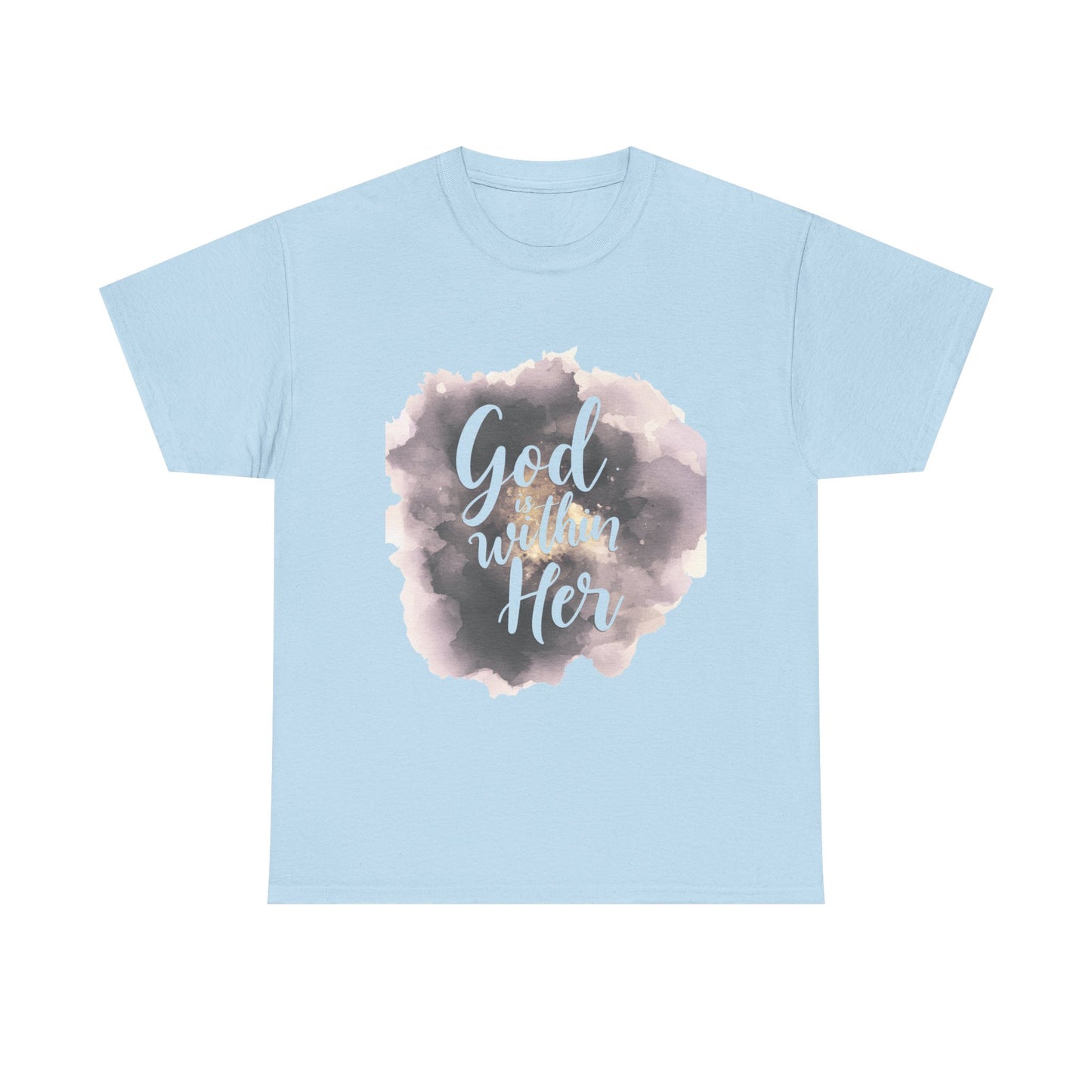 He is Within Her Unisex Heavy Cotton Tee - Inspirational Women's Shirt