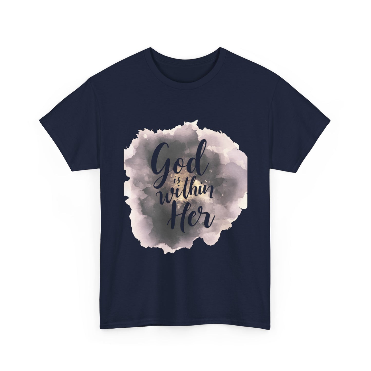 He is Within Her Unisex Heavy Cotton Tee - Inspirational Women's Shirt