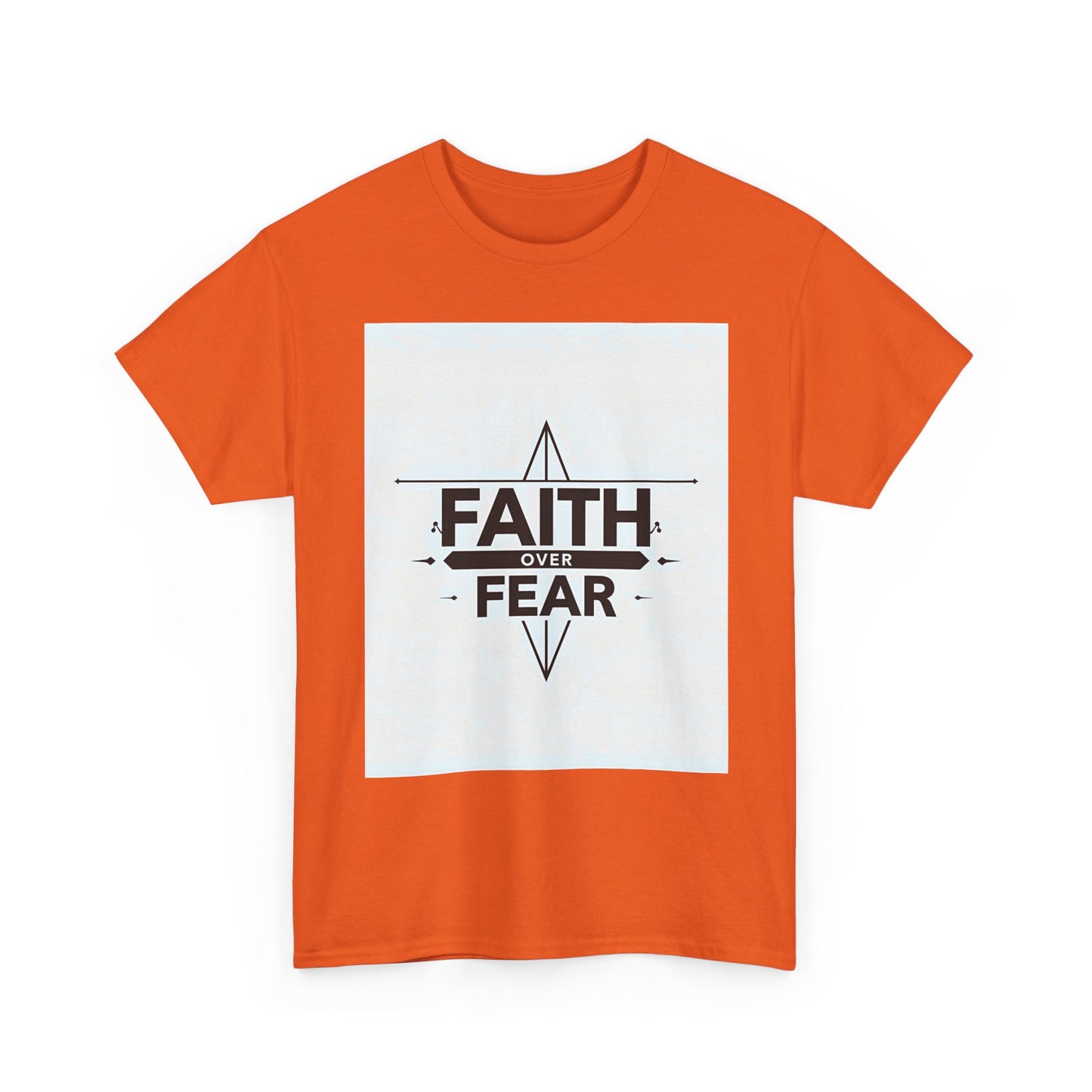 Faith Over Fear Unisex Heavy Cotton Tee
