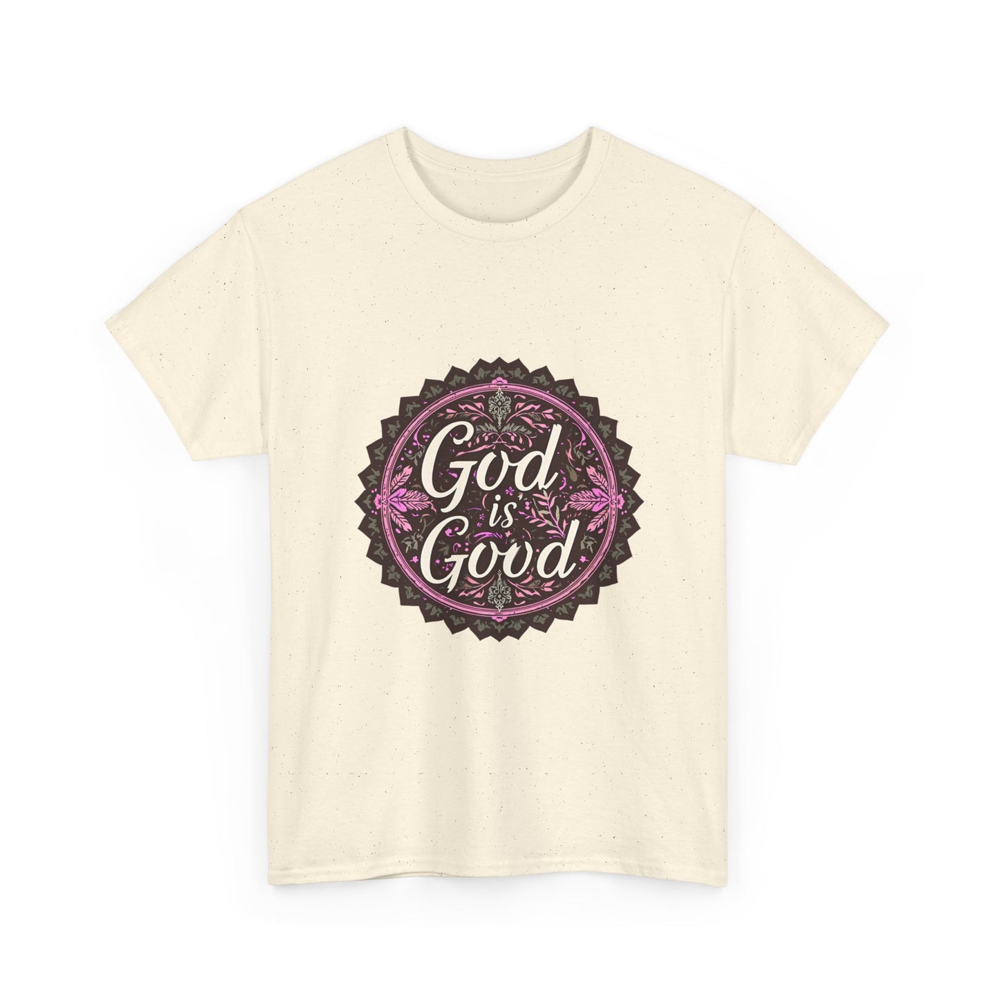 He is Good Unisex Heavy Cotton Tee - Positive Message T-Shirt for Everyday Wear