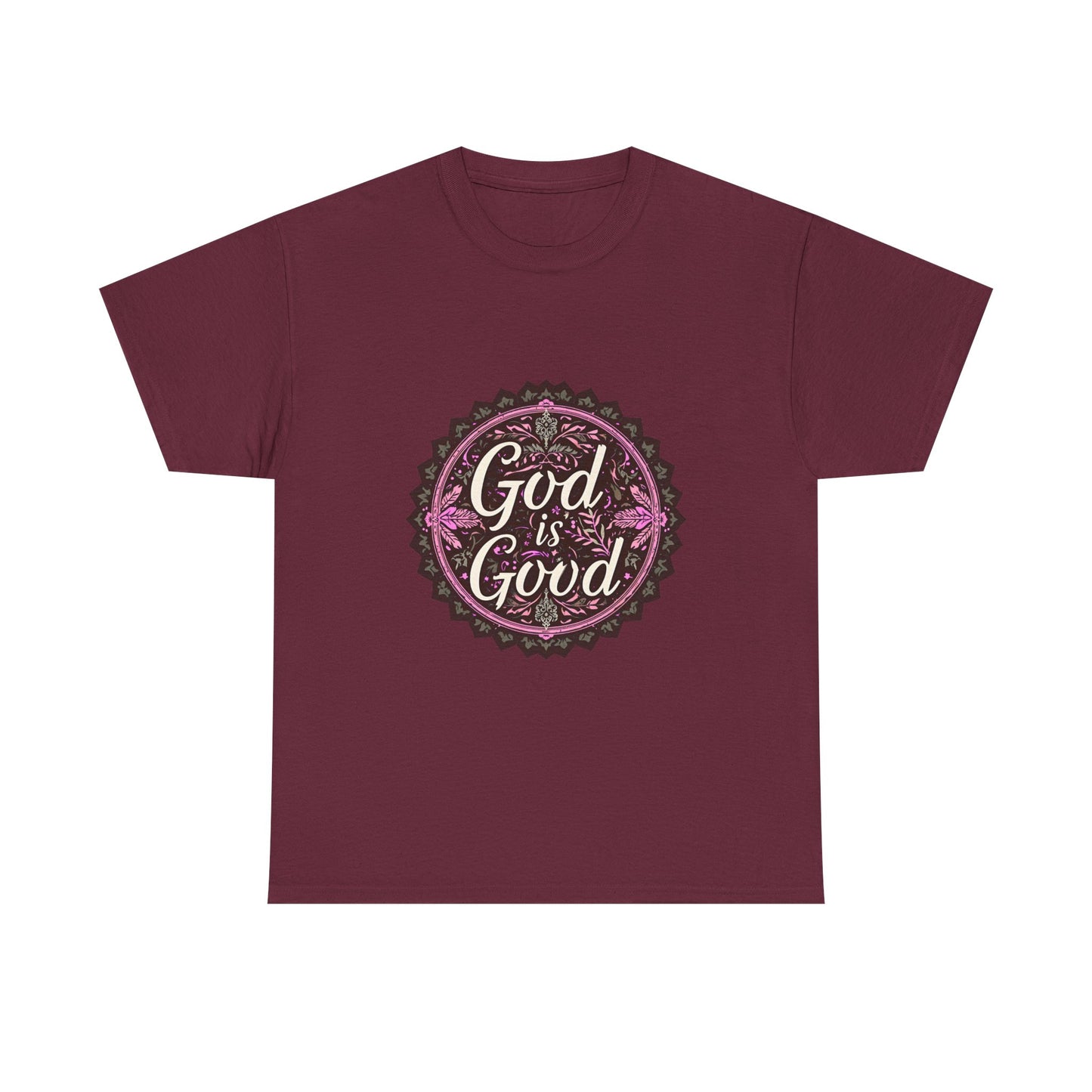 He is Good Unisex Heavy Cotton Tee - Positive Message T-Shirt for Everyday Wear
