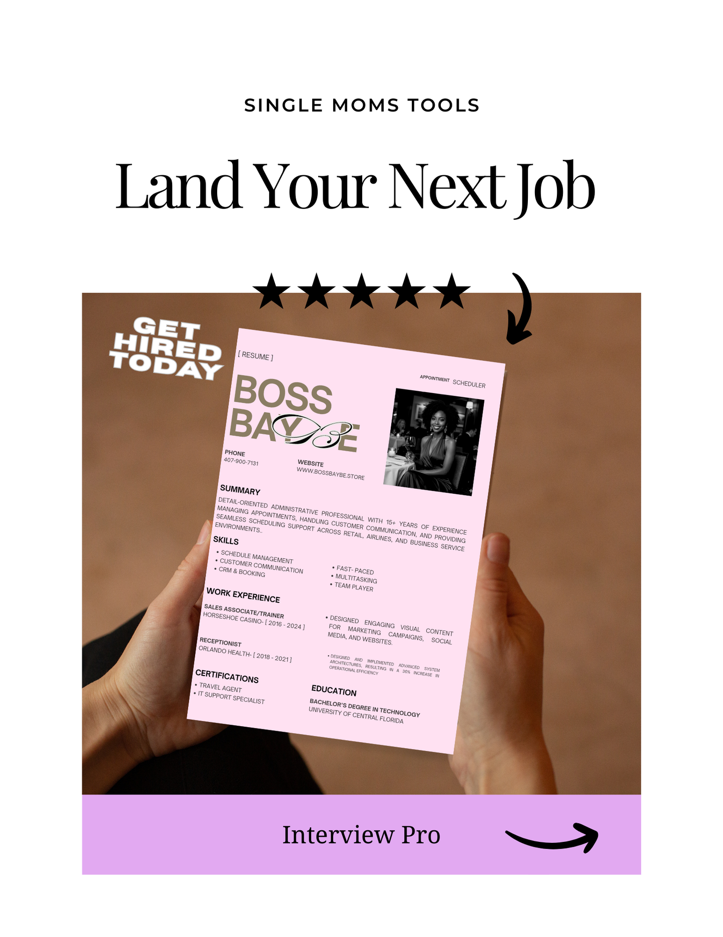 Item 8- Professional Resume Template | Modern | 7 Canva Templates | ATS Friendly | Simple Document