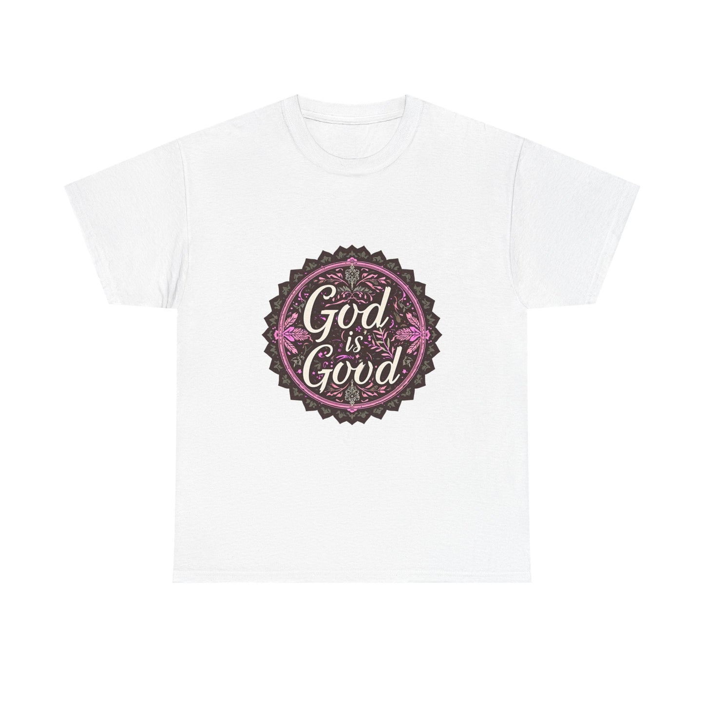 He is Good Unisex Heavy Cotton Tee - Positive Message T-Shirt for Everyday Wear