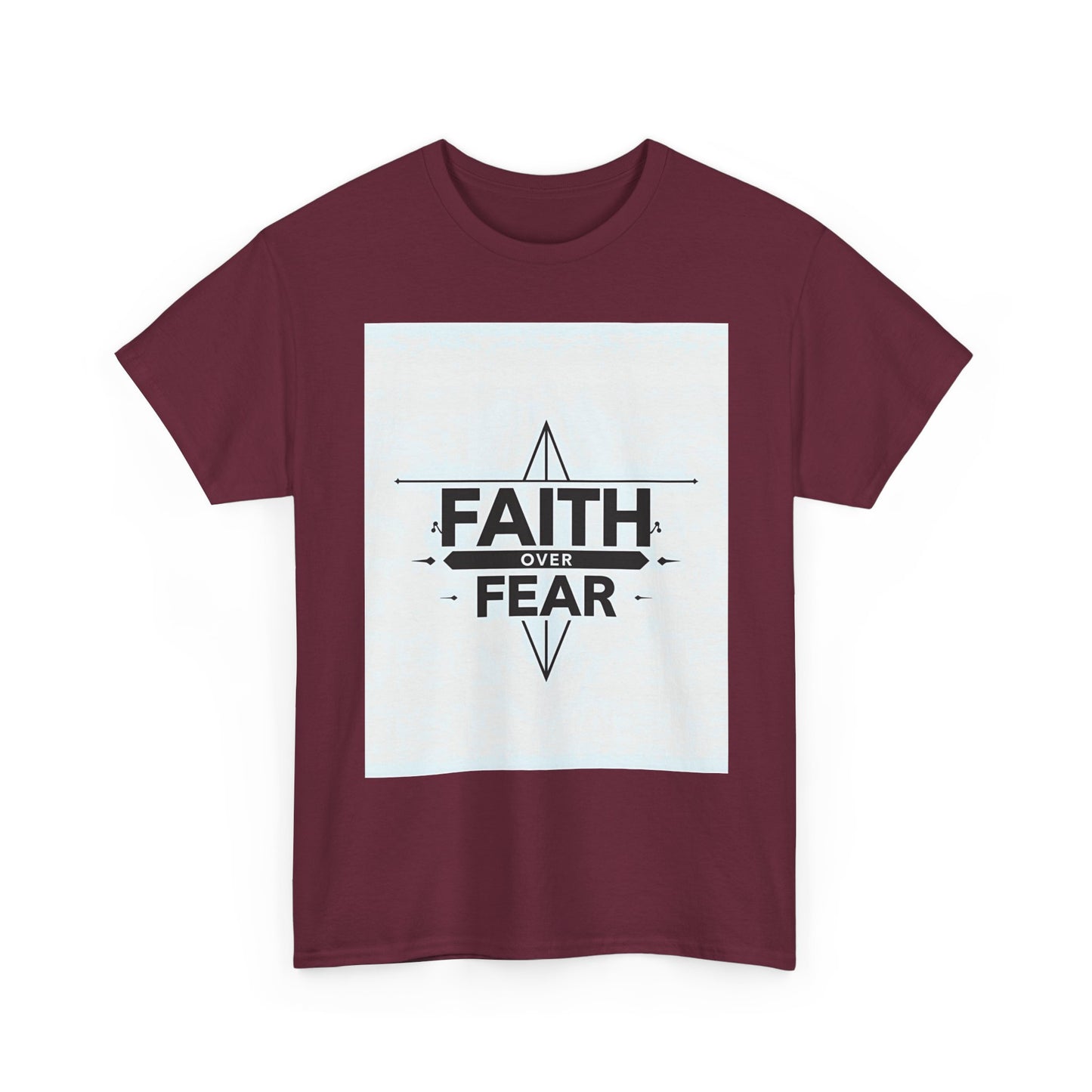 Faith Over Fear Unisex Heavy Cotton Tee