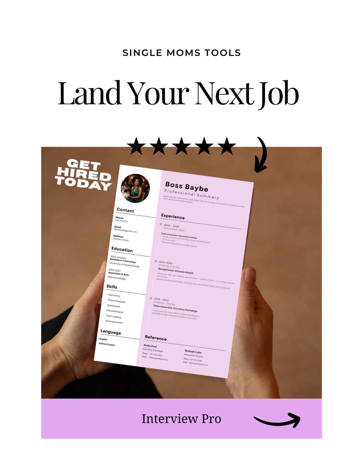 Editable Resume Templates