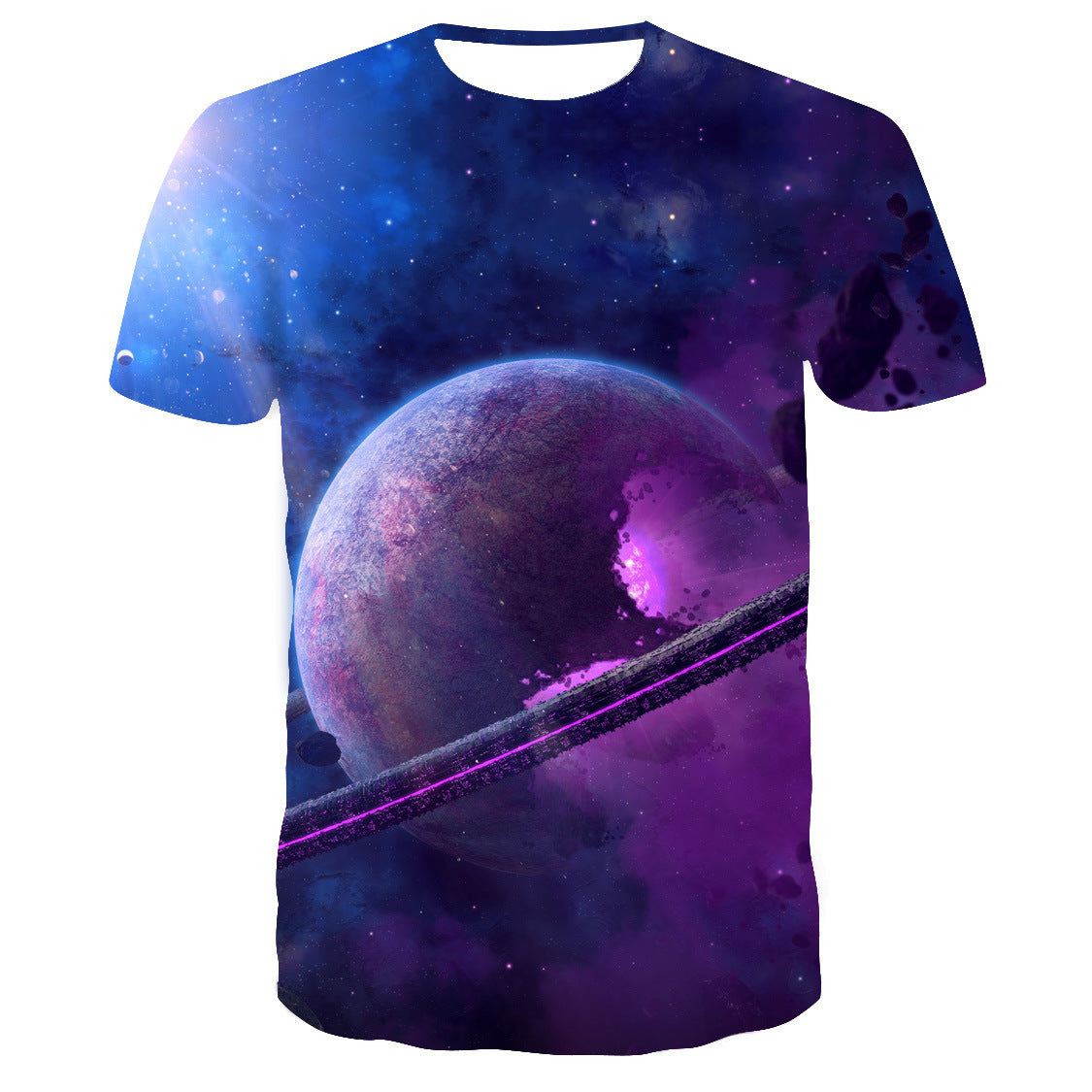 Starry sky print T-shirt
