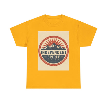 Independent Spirit Heavy Outdoor Adventure , Casual Everyday Wear, Gift For Nature Lovers, Travel , [...] Graphic Tee | Trendy Streetwear...