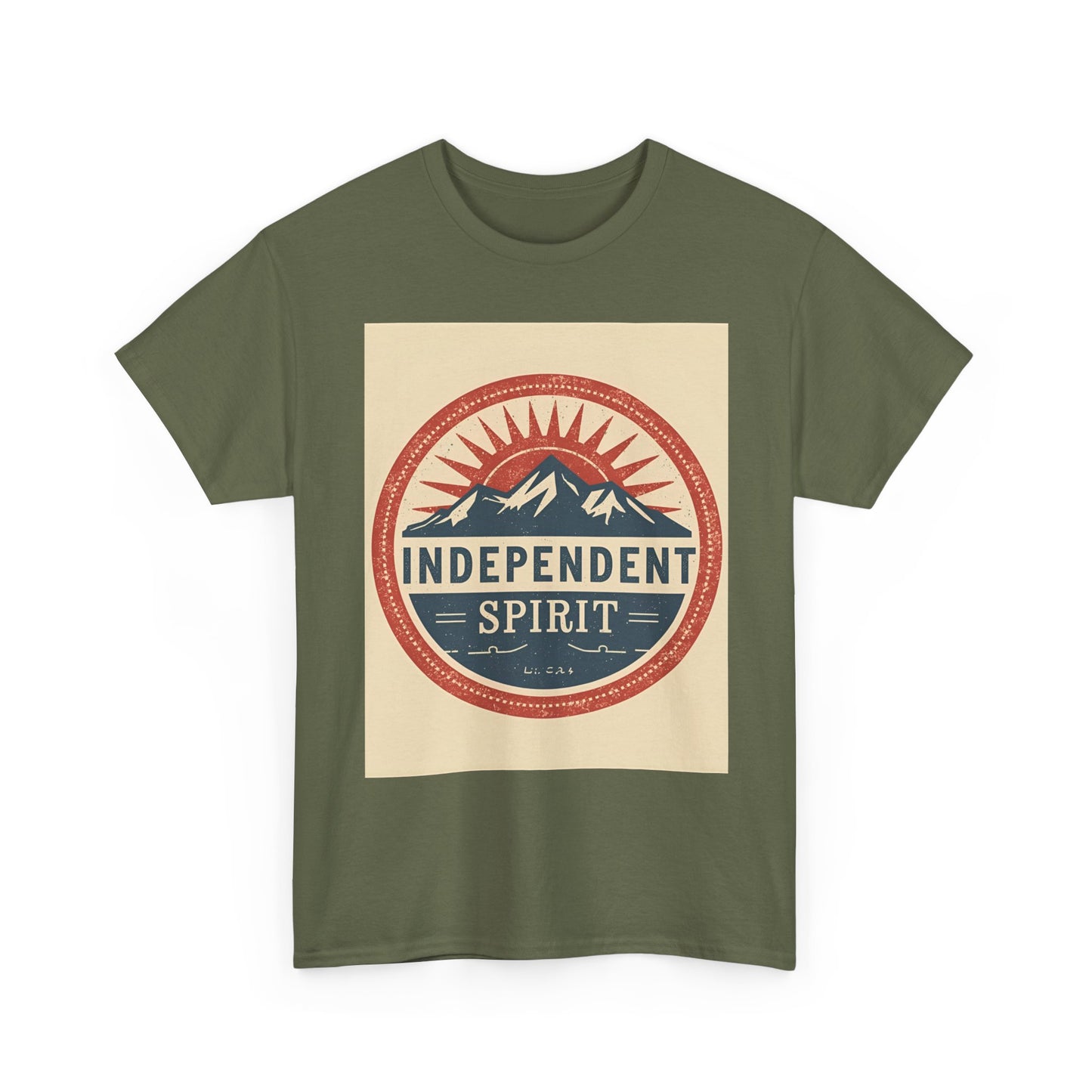 Independent Spirit Heavy Outdoor Adventure , Casual Everyday Wear, Gift For Nature Lovers, Travel , [...] Graphic Tee | Trendy Streetwear...