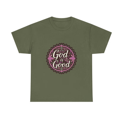 Inspirational Unisex Heavy Cotton Tee - "Faith-Based" Design