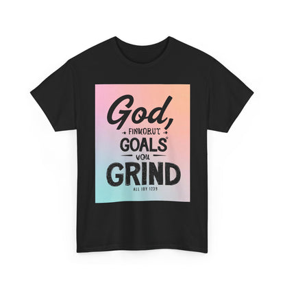 Motivational Graphic 'God, Goals, Grind' Heavy , Inspirational , Everyday Wear, Gift For Dreamers, [...] Graphic Tee | Trendy Streetwear ...