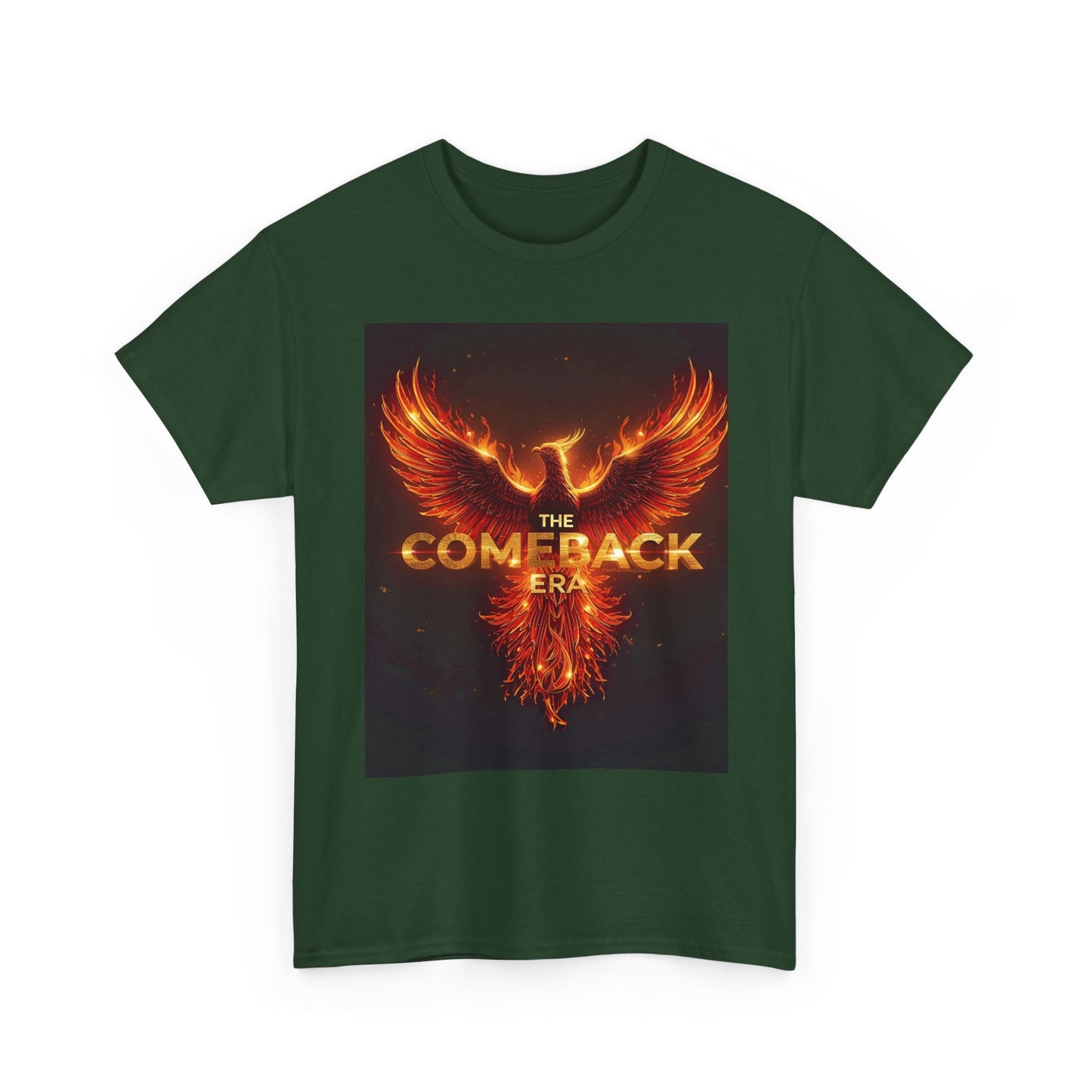 The Comeback Era Heavy , Motivational , Phoenix Graphic , Casual Wear, Gift Idea Graphic Tee | Trendy Streetwear T-Shirt | Unisex Cotton ...