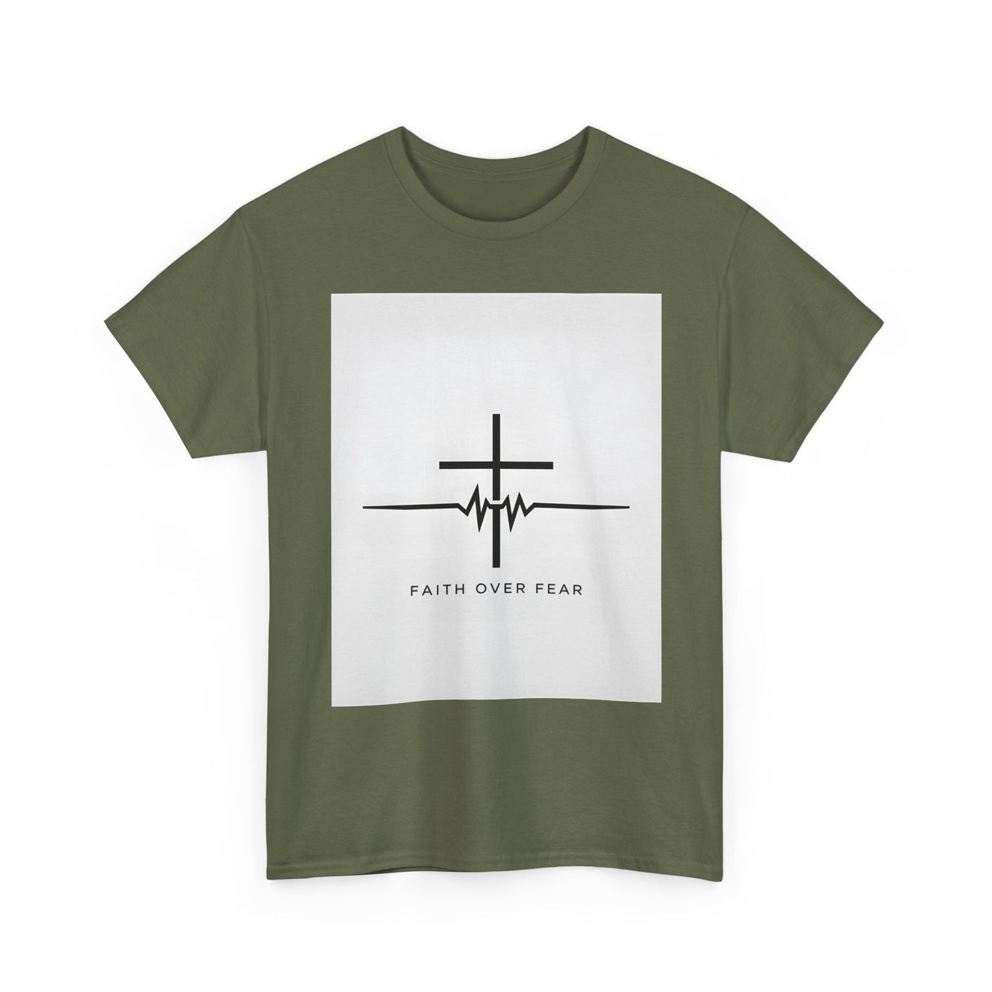 Faith Over Fear Motivational Inspirational Gift For Friends And Family Perfect For Holidays [...] Graphic Tee | Trendy Streetwear T-Shirt...