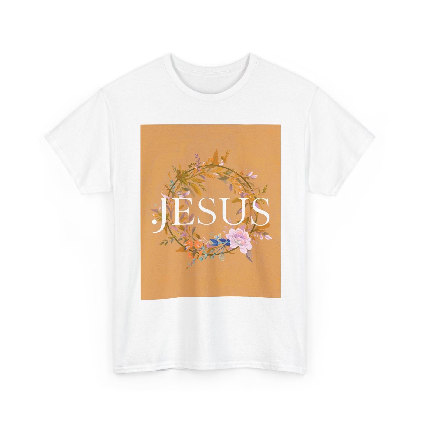 Floral Trendy Unisex Heavy Cotton Tee | Casual Wear