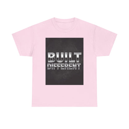 Built Different Heavy , Inspiring Gift, Casual Wear, Workout , Motivational Fashion, Street Style Top Graphic Tee | Trendy Streetwear T-S...