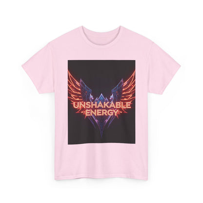 Unshakable Energy Graphic Motivational For Positivity, Casual Wear, Gift For Friends, Workout Gear, Everyday Style Graphic Tee | Trendy S...